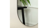 Habitat frameless oval wall mirror 150x50cm, imported from the UK