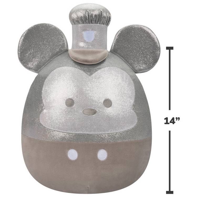 Squishmallows plush Steamboat Mickey Mouse 14-inch, imported from the UK