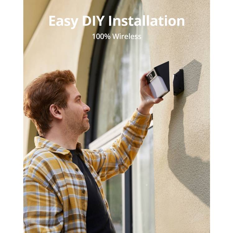 eufy S120 solar wall light camera, imported from the UK