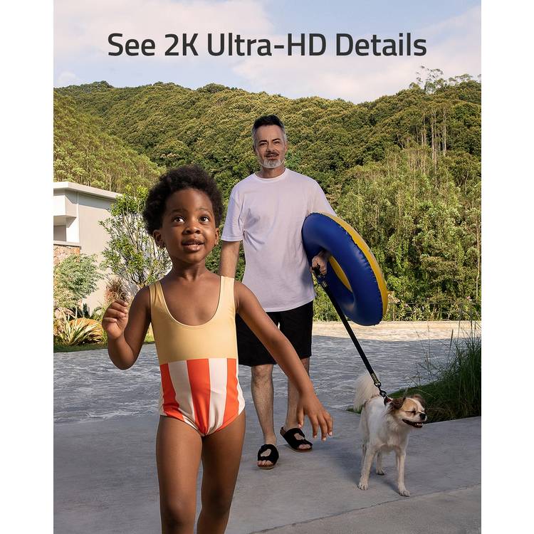 eufy video doorbell 2K dual camera with HomeBase 2, imported from the UK