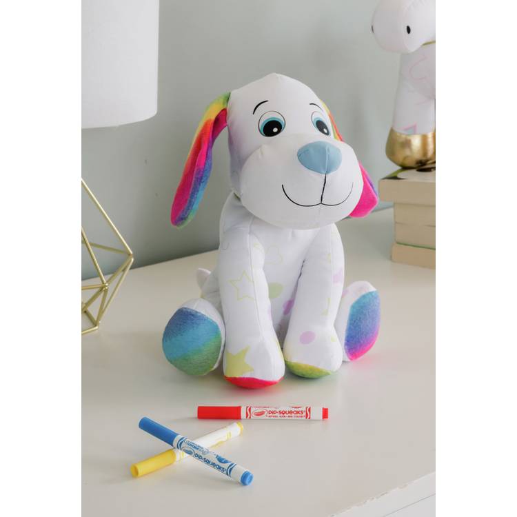 Crayola Colour N Style plush craft kit with markers - British product