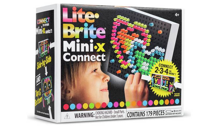 Lite Brite Mini X Connect craft kit - British product