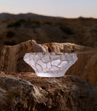 Lalique Caldera crystal bowl 30cm, UK version