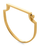 Monica Vinader Gold Vermeil Signature Bangle (British brand)