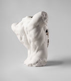Lladró porcelain male torso Eternal Fluidity sculpture 32cm, imported from the UK