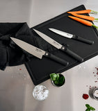 Fissler stainless steel 3-piece knife set - British product