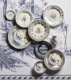 Gien Dépareillé dinner plates set of 6 27cm, imported from the UK