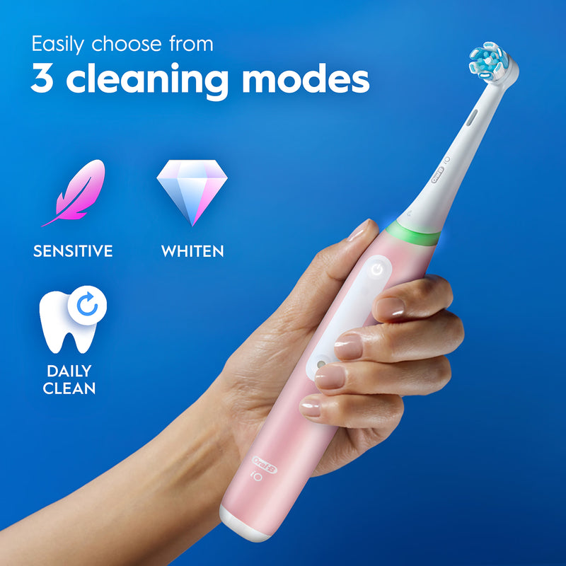 Oral-B iO 3 Pink electric toothbrush - British product