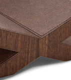 Assouline Culture bookstand walnut leather (British brand)