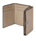 LOEWE pebble calfskin trifold wallet Anagram closure (British brand)