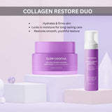 GlowCocktail collagen serum and moisturizer set 50ml - British product