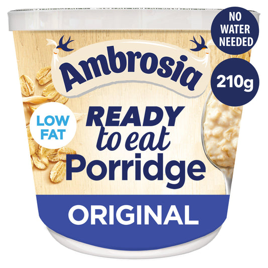 Ambrosia Ready To Eat Porridge Original Pot 210g GOODS Sainsburys   