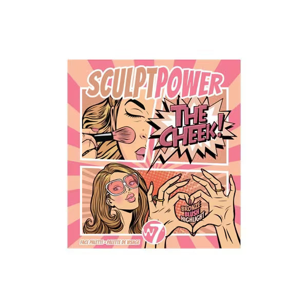 W7 Sculpt Power face palette 23g (British brand)
