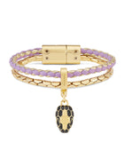 Bvlgari Serpenti Forever braided leather bracelet, UK version