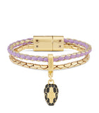 Bvlgari Serpenti Forever braided leather bracelet, UK version