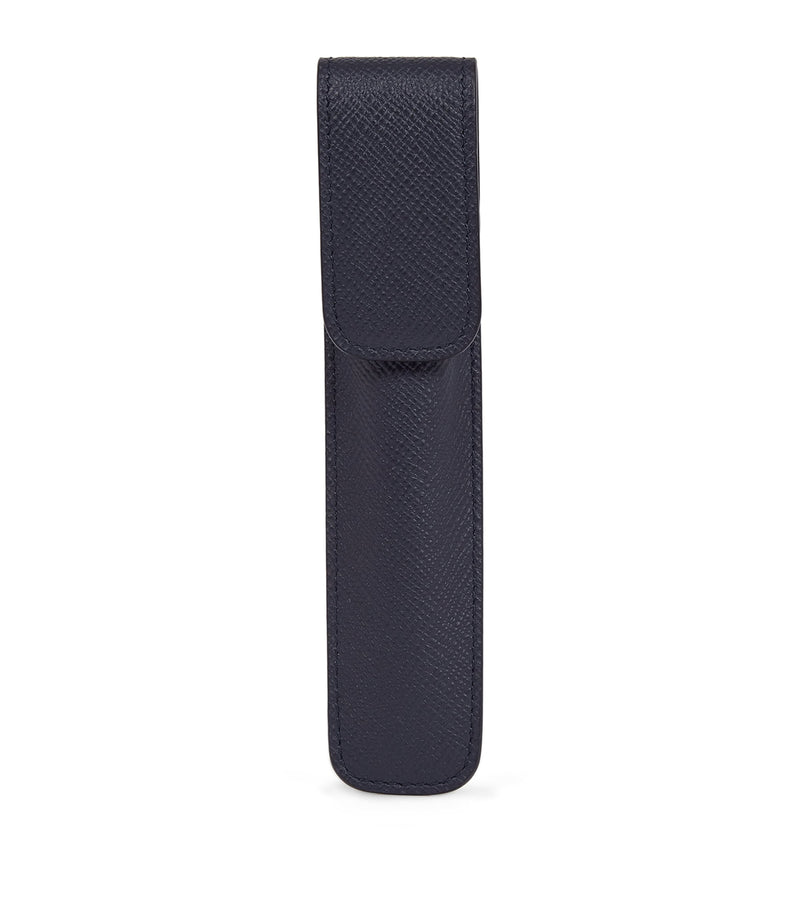 Smythson Panama leather pen sleeve (British brand)