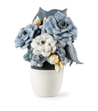 Lladró porcelain vase with flowers figurine 44cm, UK version