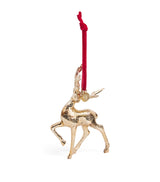 Harrods Harrods Glass Deer Ornament 16cm x 10cm x 3cm- Buy online at McGrocer