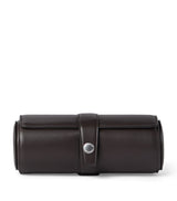 Harrods Brunello Cucinelli Leather Watch Case 9cm x 20cm x 9cm- Buy online at McGrocer