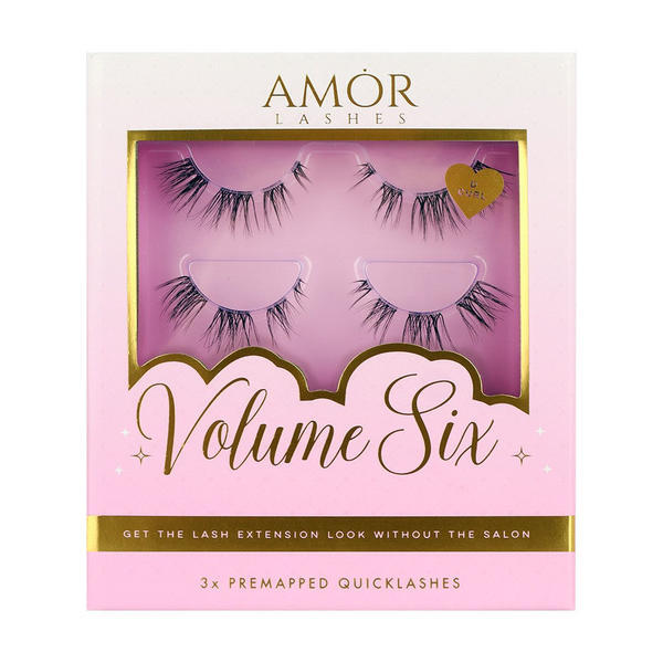 House of Amor Volume 6 false lashes 3 pairs, UK version