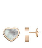 Chopard Happy Hearts earrings rose gold mother-of-pearl, UK version