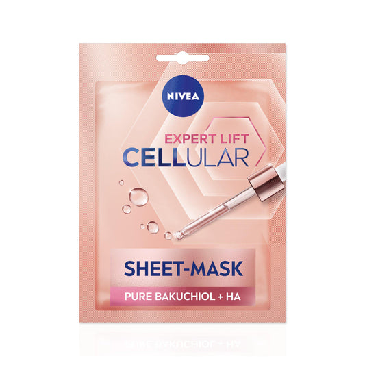 Nivea Cellular Expert Lift Bakuchiol Anti Age Sheet Face Mask face & body skincare Sainsburys   