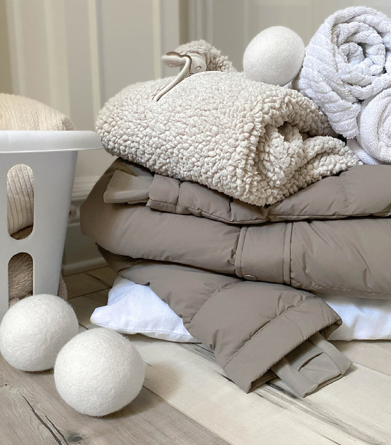 Gleener XL wool dryer balls set of 6 for laundry, UK version