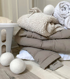 Gleener XL wool dryer balls set of 6 for laundry, UK version