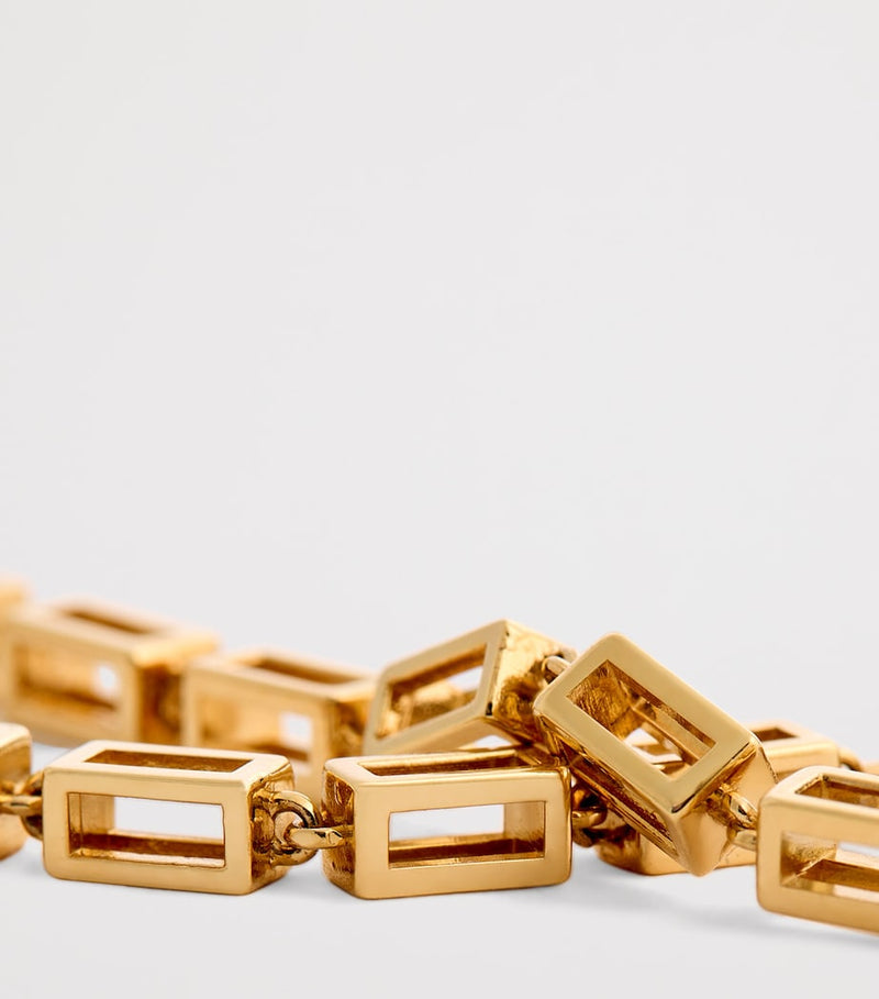 Suzanne Kalan yellow gold chain bracelet 17cm - British product