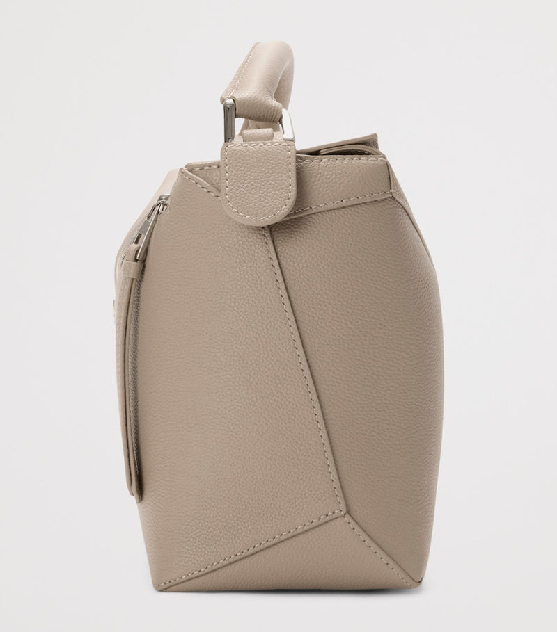 LOEWE medium Puzzle Edge top-handle leather handbag - British product