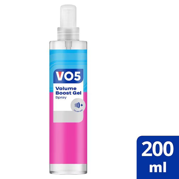 Vo5 Volume Boost Gel Spray hair styling 200ml (British brand)