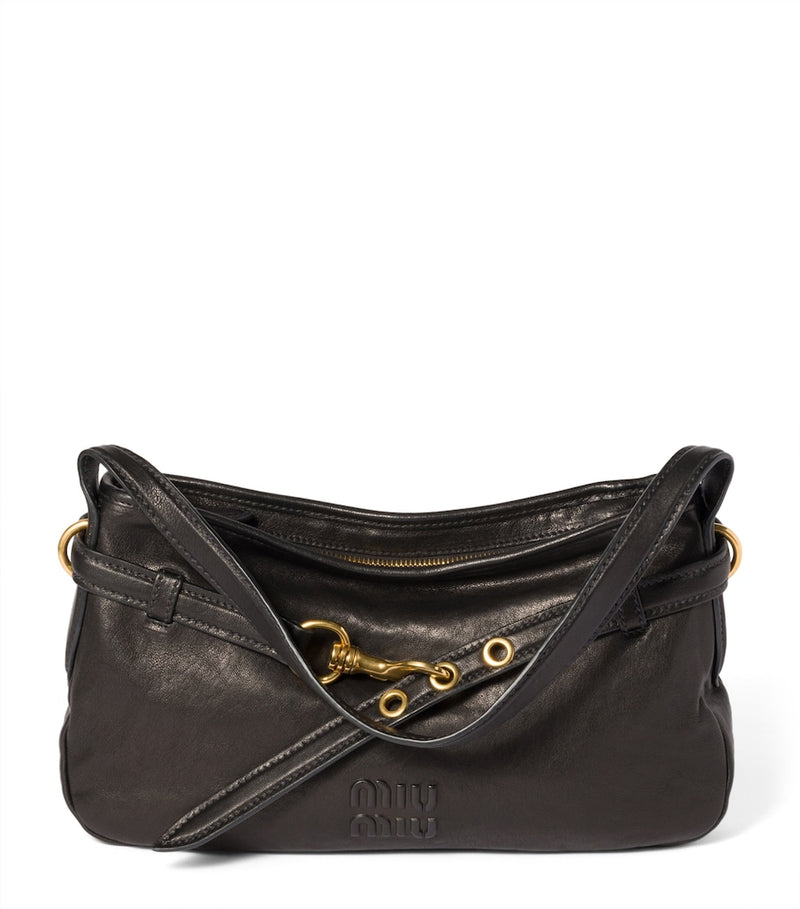 Miu Miu nappa leather Aventure shoulder bag (British brand)