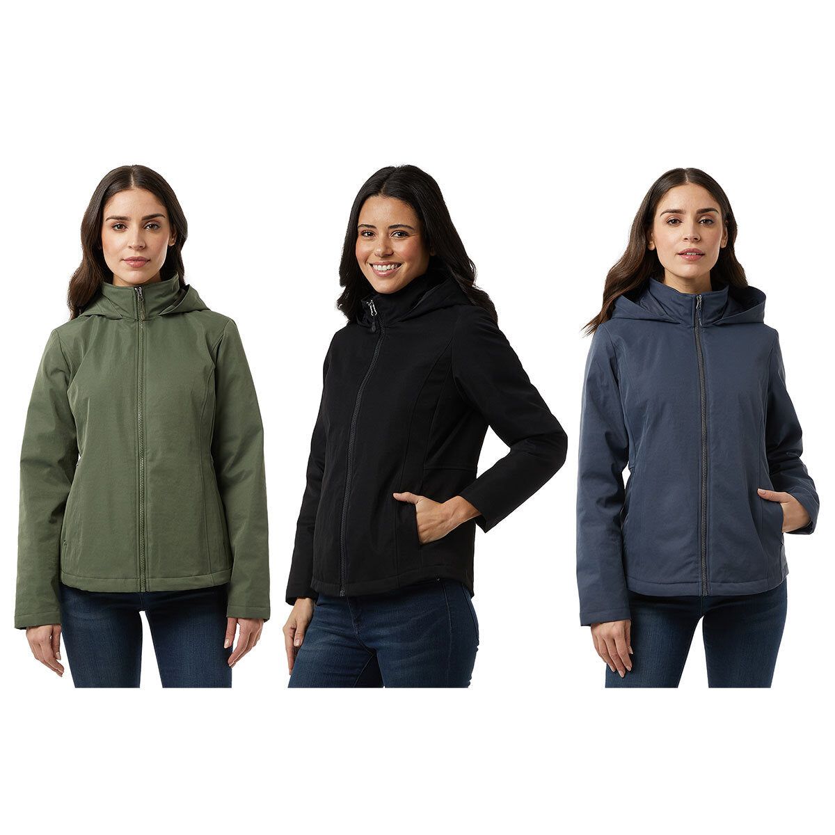 32 Degrees Ladies Soft Tech Short Jacket - McGrocer