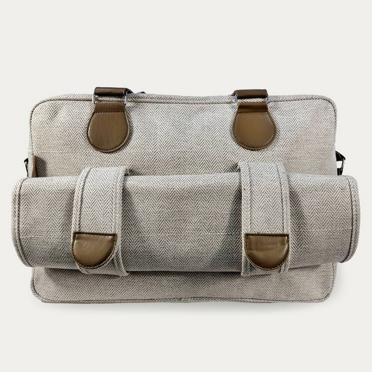 My Babiie changing bag oatmeal herringbone, imported from the UK