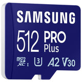 Samsung PRO Plus 512GB micro SDXC memory card (British brand)