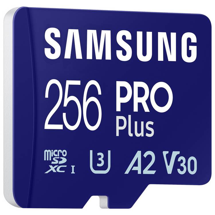 Samsung PRO Plus 256GB micro SDXC memory card, UK version