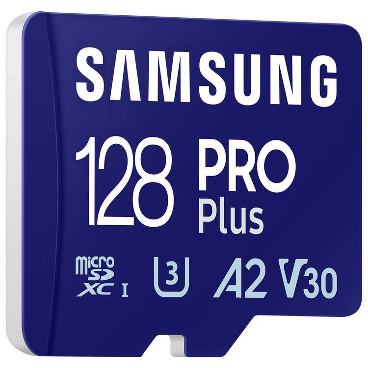 Samsung PRO Plus microSD memory card 128GB, UK version