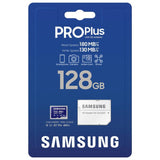 Samsung PRO Plus microSD memory card 128GB, UK version