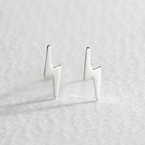 Revere sterling silver lightning stud earrings, UK version