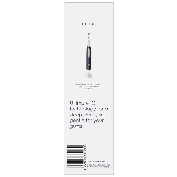 Oral-B iO3 electric toothbrush in black (British brand)
