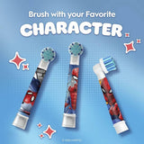 Oral-B Spiderman kids toothbrush heads 4 pack (British brand)