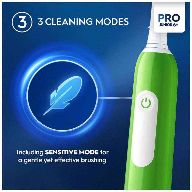 Oral-B Junior kids electric toothbrush green (British brand)