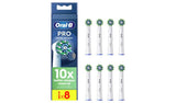 Oral-B Pro Cross Action toothbrush heads 8 Pack, imported from the UK