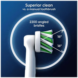 Oral-B Pro Cross Action toothbrush heads 8 Pack, imported from the UK