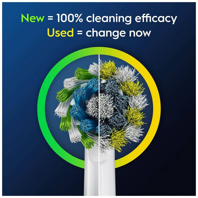 Oral-B Pro CrossAction toothbrush heads 4 pack (British brand)