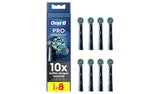 Oral-B Pro Cross Action toothbrush heads 8 pack (British brand)