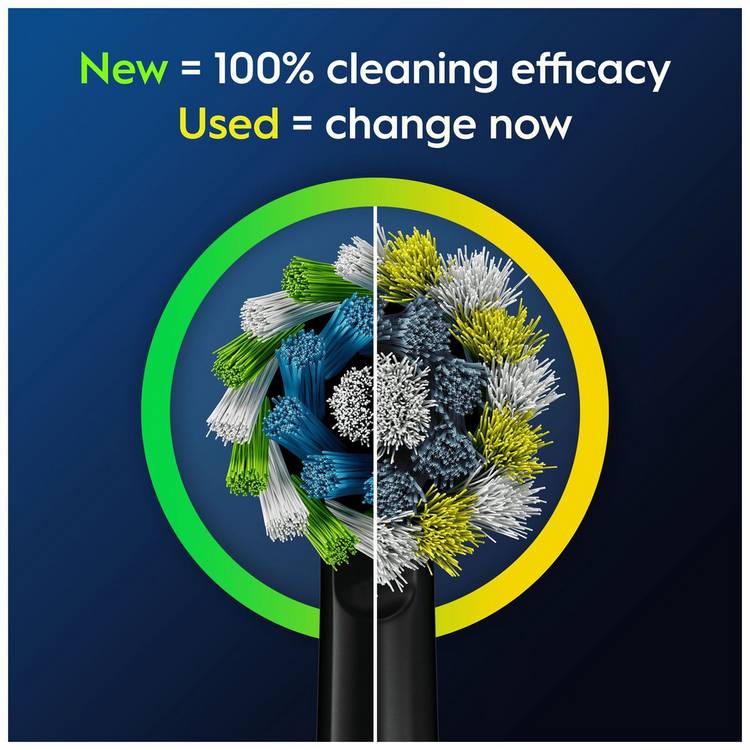 Oral-B Pro Cross Action toothbrush heads 8 pack (British brand)