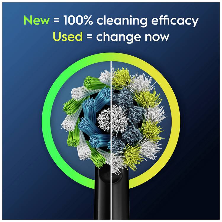 Oral-B Pro Cross Action toothbrush heads 4 pack (British brand)