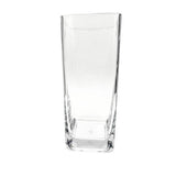 Habitat clear glass vase 27cm tall, imported from the UK