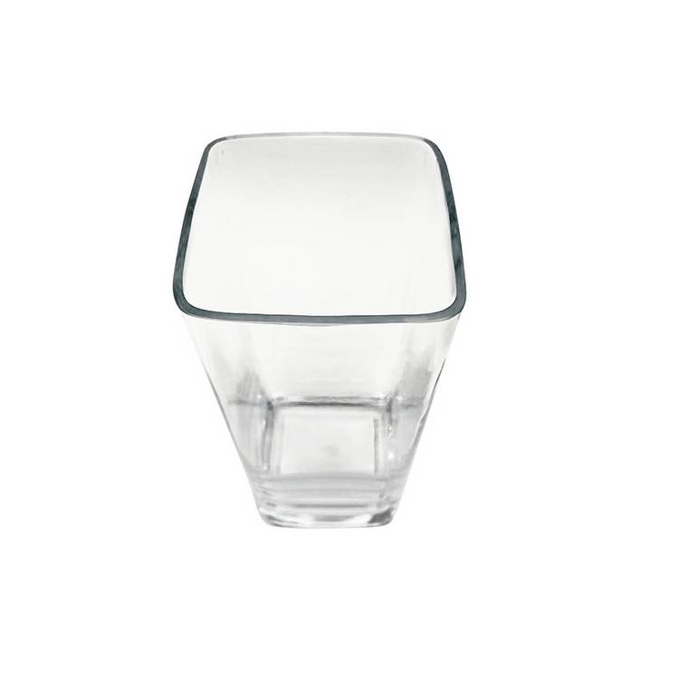 Habitat clear glass vase 27cm tall, imported from the UK